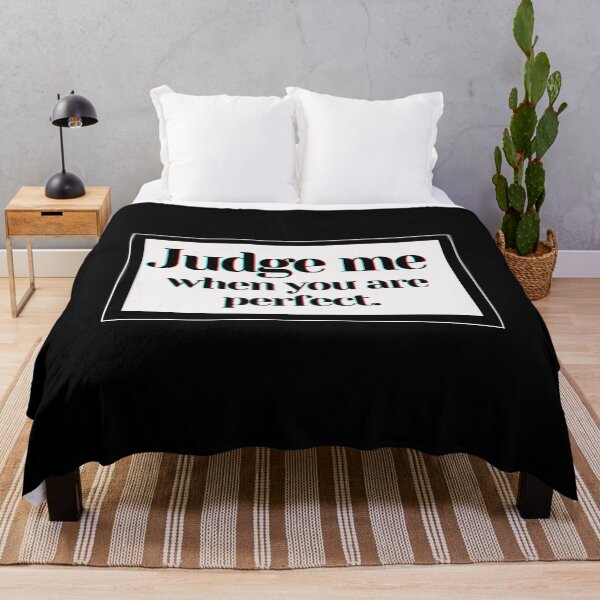 Item preview, Judge me when you are perfect. designed and sold by PostiveText.