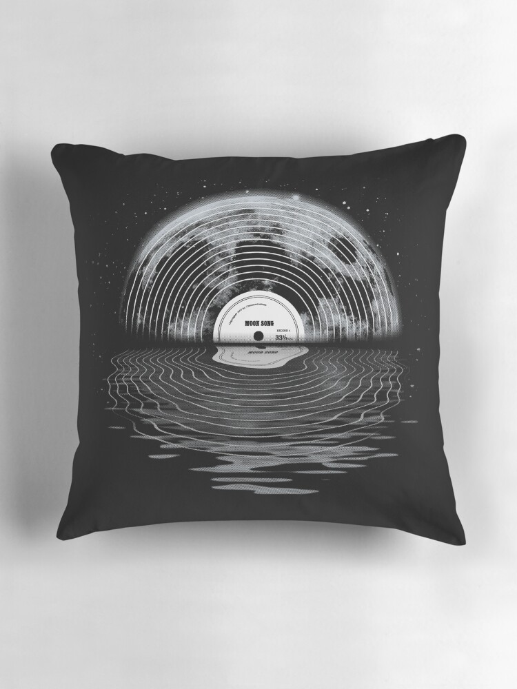 Thumbnail 3 of 4, Pillow, Moon Song designed and sold by expo.