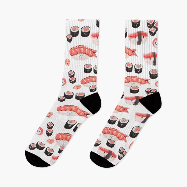 Item preview, Kawaii Sushi pattern designed and sold by The Nerd Gift Source.