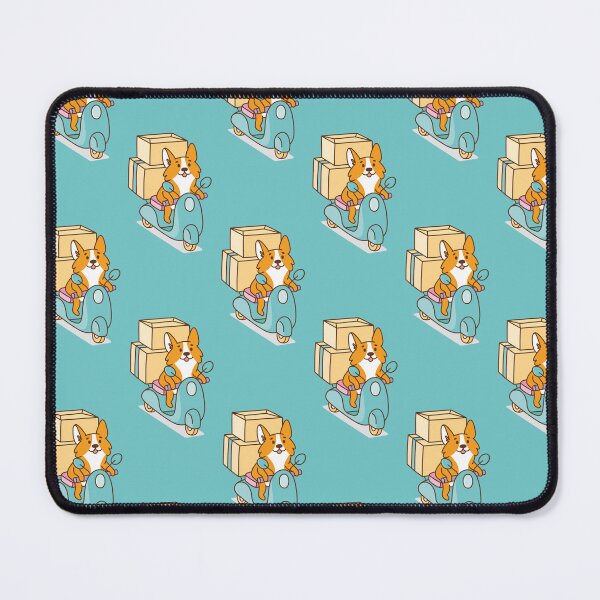 Item preview, Jolly corgis Get on a Blue Motorbike designed and sold by pretty-os.
