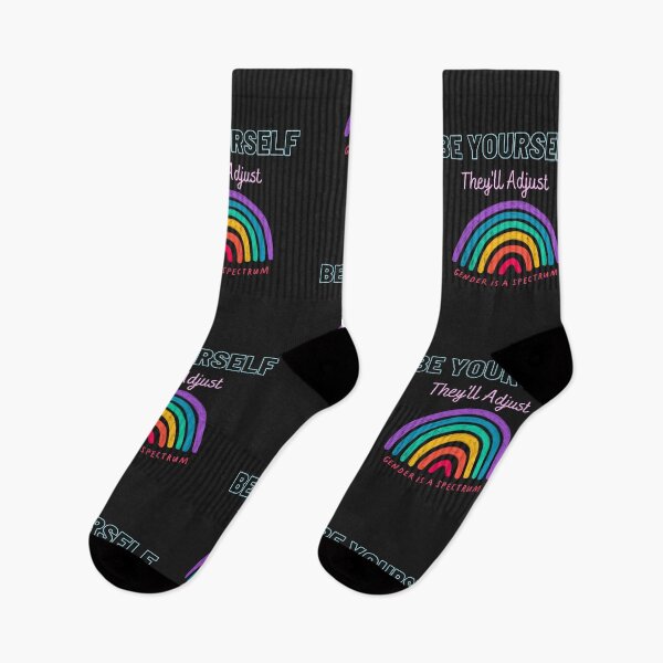 Item preview,  Be Yourself They'll Adjust, Pride Month designed and sold by RedFlowerful.