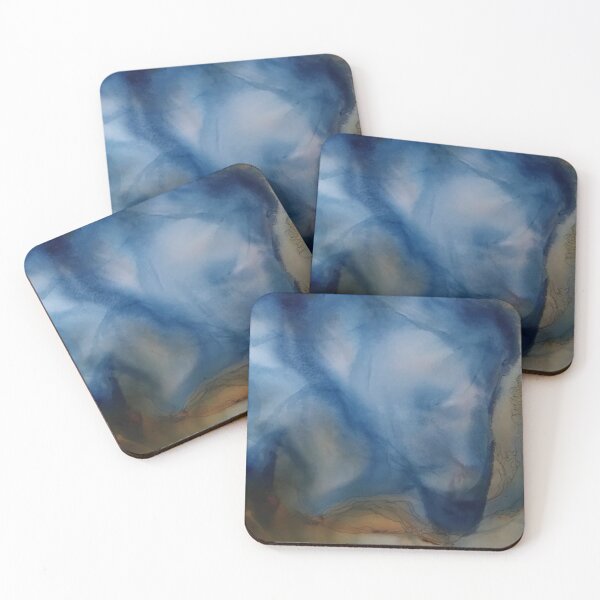 Item preview, Yellowstone Hydrothermal Pool #3 watercolor and ink painting designed and sold by ChillonLeachArt.