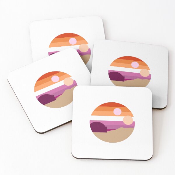 Item preview, Lesbian Pride Tatooine Sunset designed and sold by caseyhiden.