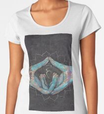Vishuddha - throat chakra mudra Women's Premium T-Shirt