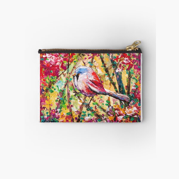 Item preview, Bearded Reedling. Bird On a Flowering Branch designed and sold by Natalia_Shchip.