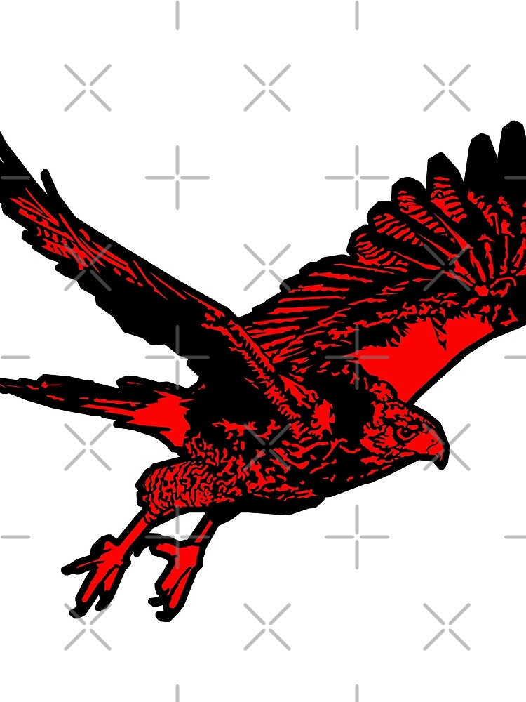 Thumbnail 3 of 3, Scarf, Red Hawk designed and sold by OctaviousRex197.