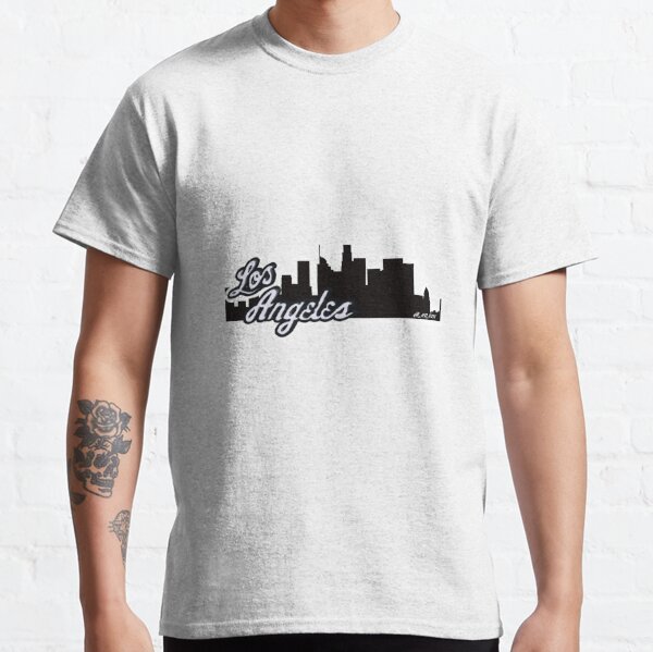 Los Angeles Dodgers Nike Local Nickname Skyline T-Shirt - Black