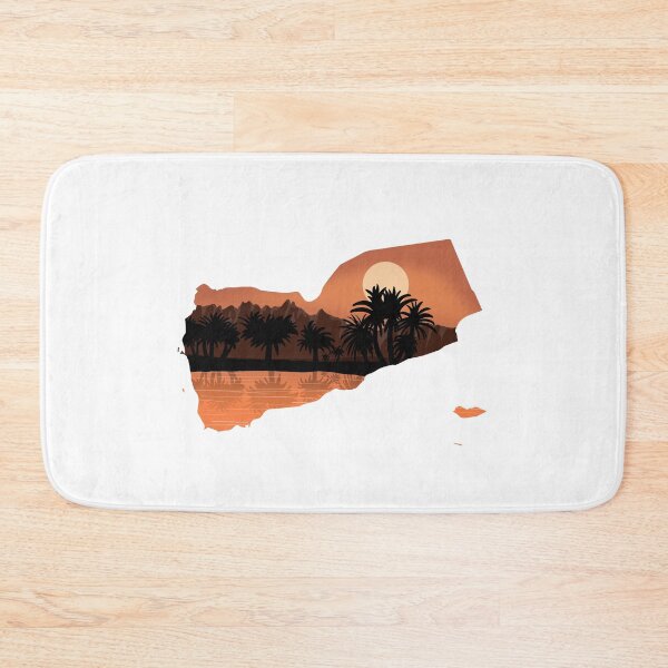 Item preview, yemen map and landscape designed and sold by landscapeworlds.