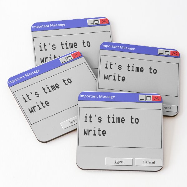 Item preview, It's Time To Write Windows XP designed and sold by Winter-Writer.