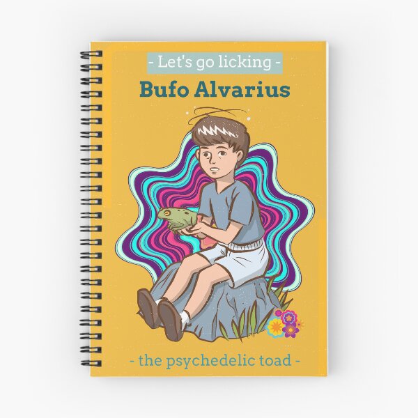 Item preview, Funny Vintage Retro Let's Go Licking Bufo Alvarius The Psychedelic Toad Parody designed and sold by Hellvon.
