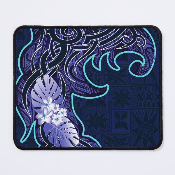 Item preview, Polynesian Blue Tribal Samoan - Hawaiian 3001 designed and sold by sunnthreads.