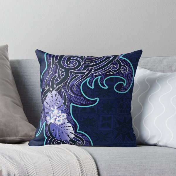 Item preview, Polynesian Blue Tribal Samoan - Hawaiian 3001 designed and sold by sunnthreads.