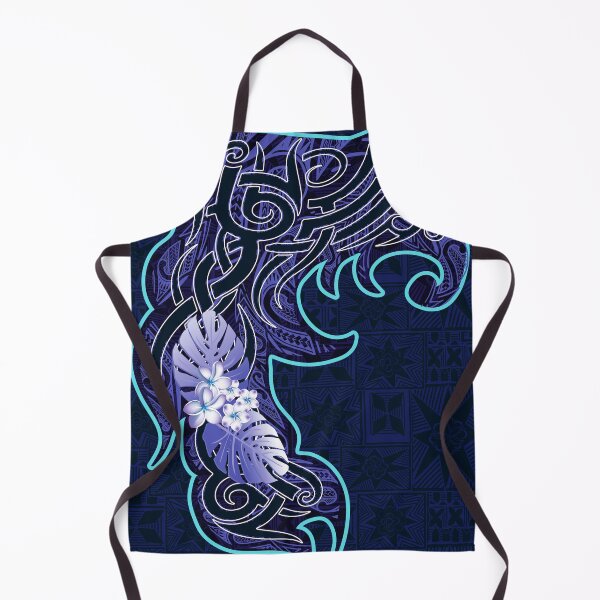 Item preview, Polynesian Blue Tribal Samoan - Hawaiian 3001 designed and sold by sunnthreads.