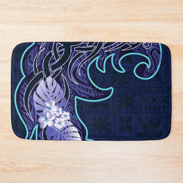Item preview, Polynesian Blue Tribal Samoan - Hawaiian 3001 designed and sold by sunnthreads.