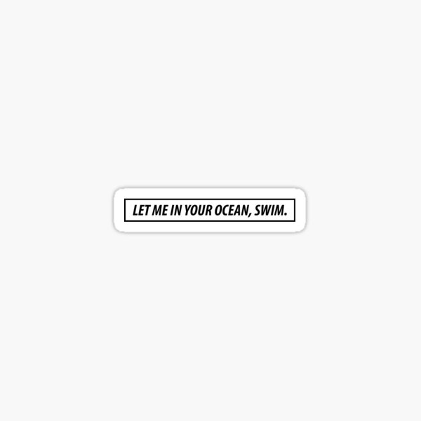 chase atlantic lyrics pack Sticker for Sale by itsacruelsummer