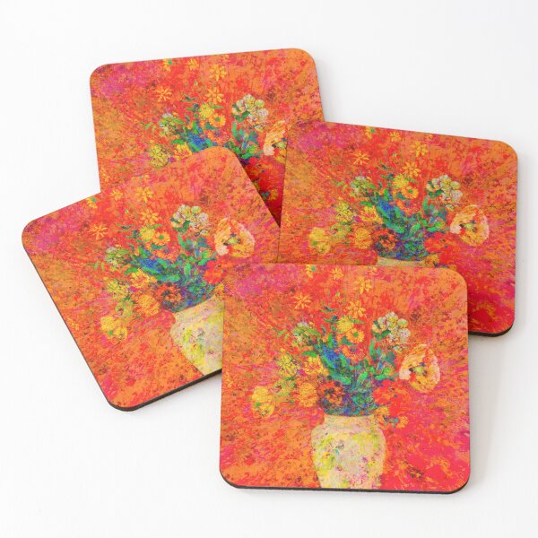 Item preview, Abstract Flowers in Vase designed and sold by EdwardMonet.