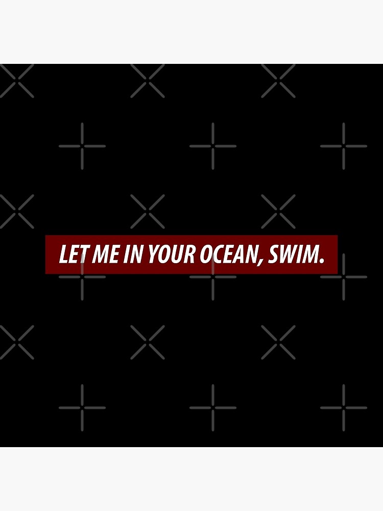 "Chase Atlantic Swim Lyrics" Poster for Sale by 4amNostalgia Redbubble