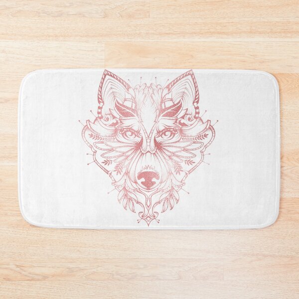 Item preview, Blush Pink Wolf Face designed and sold by Paulele.