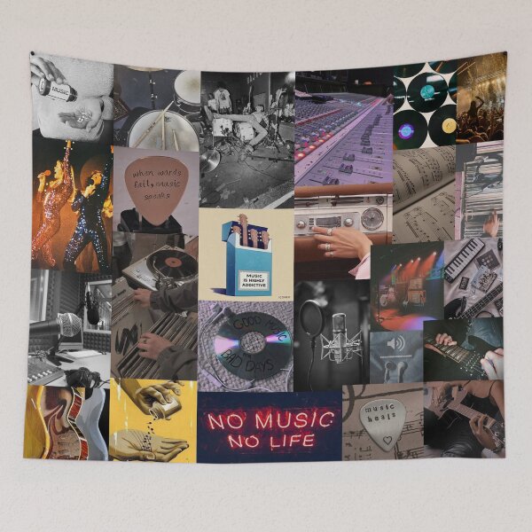 Item preview, music aesthetic collage designed and sold by morgananjos.