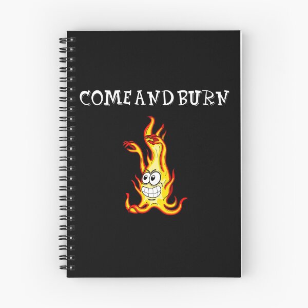 Item preview, Come and burn, cartoon design of a fire character designed and sold by manu-moon.