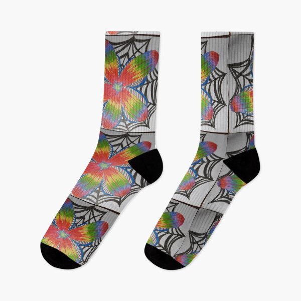 Item preview, Rainbow Flower Web designed and sold by Chaotic-Coyote.