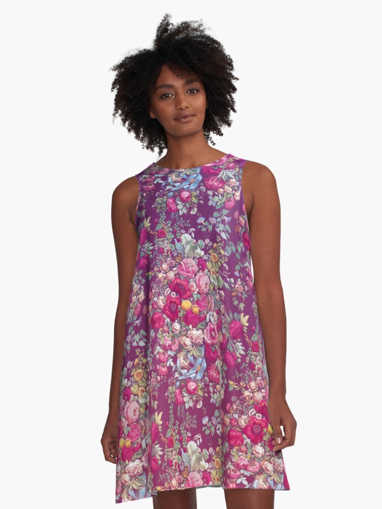 Thumbnail 1 of 4, A-Line Dress, Bouquety designed and sold by Carlos Tato.