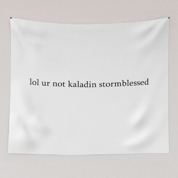 Item preview, lol ur not kaladin stormblessed designed and sold by bonelessbooks.