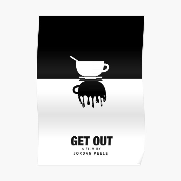 Get Out Minimal Poster Poster