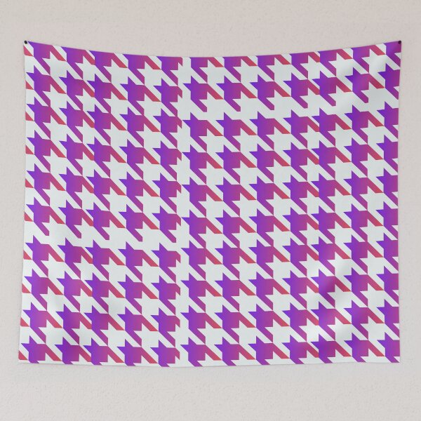 Item preview, Modular Houndstooth Abstract - Purple Pattern designed and sold by SBWorld.