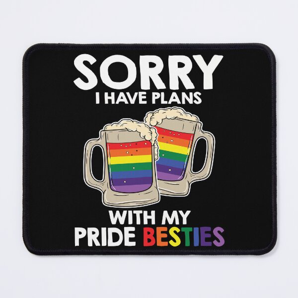 Item preview, Pride Month lgbtq month 2022 Sorry I Have Plans LGBTQ Tee designed and sold by ecomdesign.