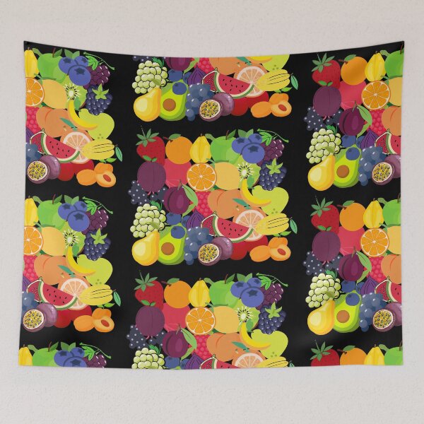 Item preview, Rainbow Fruit Salad Pattern designed and sold by Pink Ribbon.
