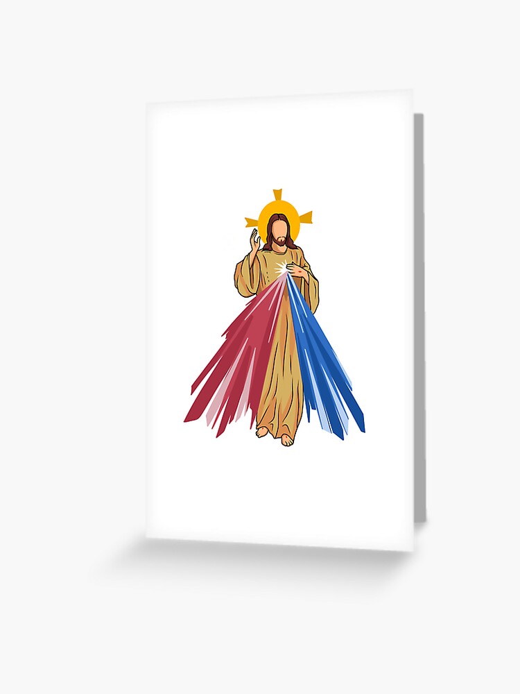 Sticker Jesus of Divine Mercy | Greeting Card