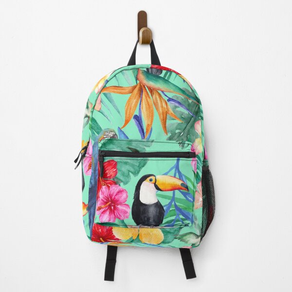 Item preview, Tropical Forest Jungle Colorful Pattern Design designed and sold by AmphoraGhost.