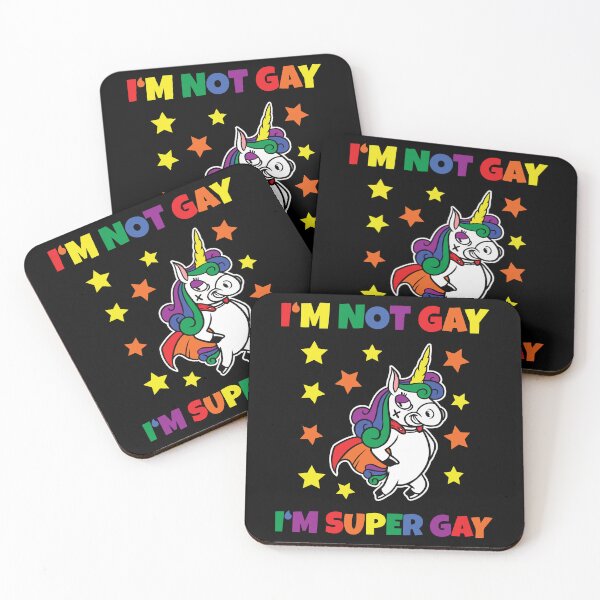 Item preview, happy pride month lgbtq month 2022 Gay Unicorn I'm Super Gay designed and sold by ecomdesign.