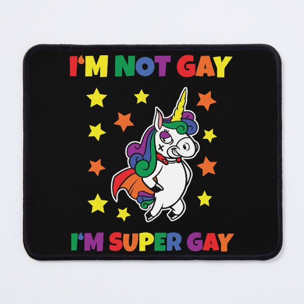 Item preview, happy pride month lgbtq month 2022 Gay Unicorn I'm Super Gay designed and sold by ecomdesign.