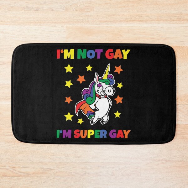 Item preview, happy pride month lgbtq month 2022 Gay Unicorn I'm Super Gay designed and sold by ecomdesign.