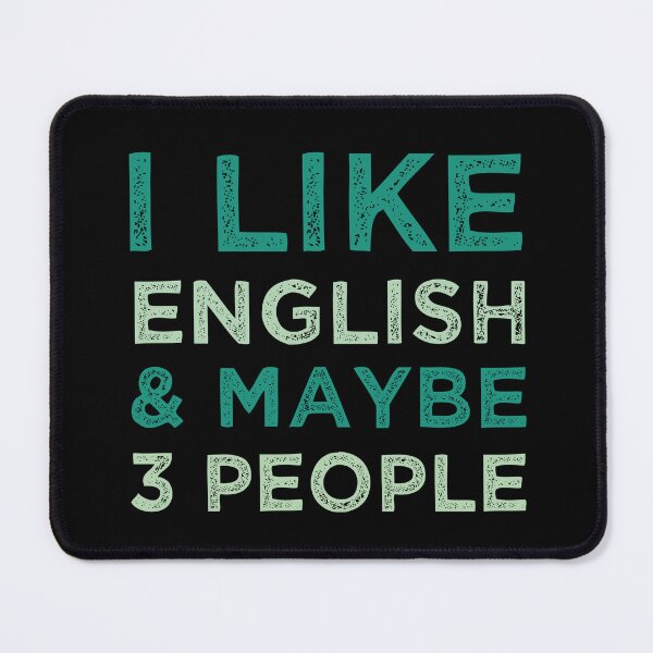 Item preview, I Like English And Maybe 3 People designed and sold by medbdj.