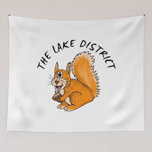Item preview, The Lake District Red Squirrel Cumbria designed and sold by doodlerob.