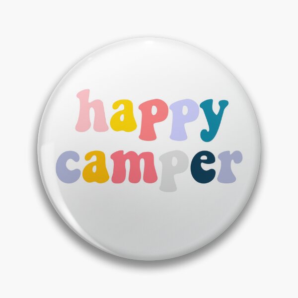 Item preview, HAPPY CAMPER STICKER designed and sold by CaliDesigns.