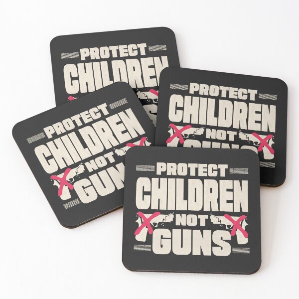 Item preview, protect children not guns - motivational Quote designed and sold by VichallanStudio.