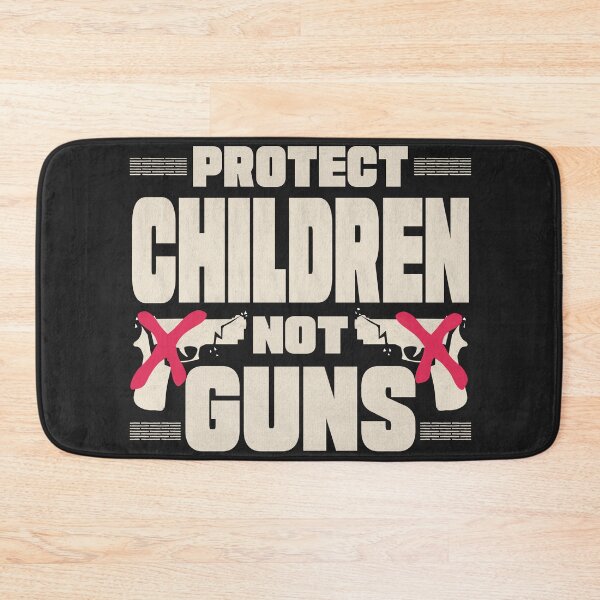 Item preview, protect children not guns - motivational Quote designed and sold by VichallanStudio.