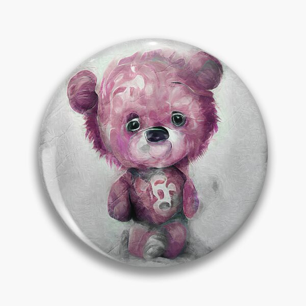 Item preview, Cute pink teddy bear designed and sold by creativedane.