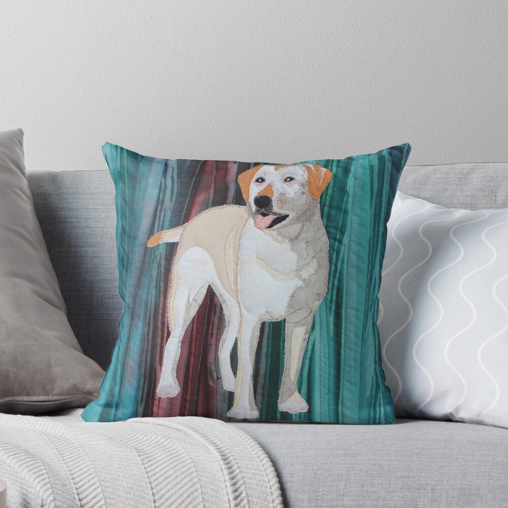 Item preview, Throw Pillow designed and sold by SCRAPPLIQUE.
