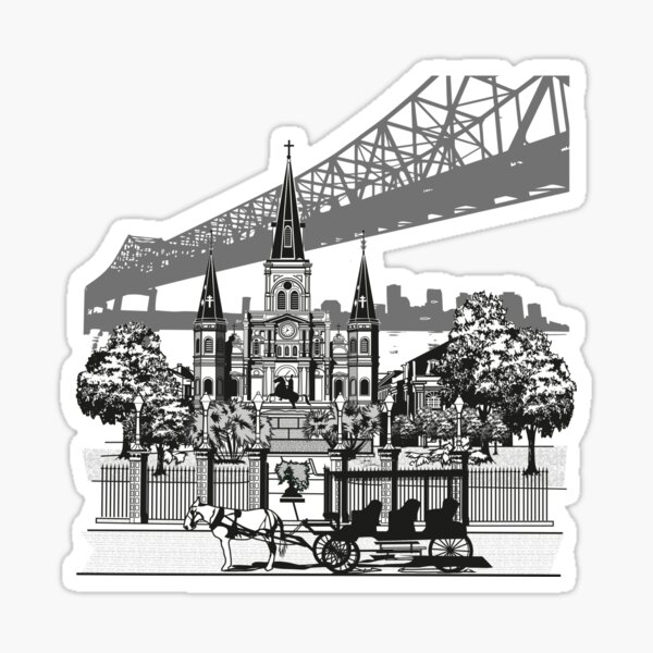 The Big Easy New Orleans Louisiana Stickers for Sale