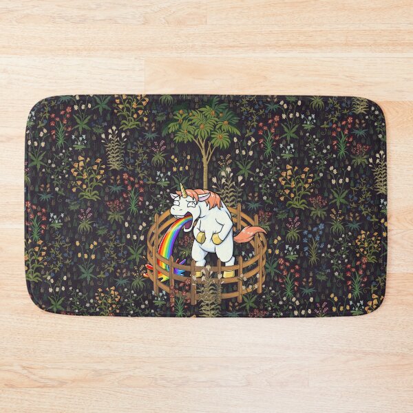 Item preview, Sick Unicorn Tapestry designed and sold by JadedSketch.