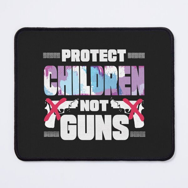 Item preview, protect children not guns - motivational Quote designed and sold by VichallanStudio.