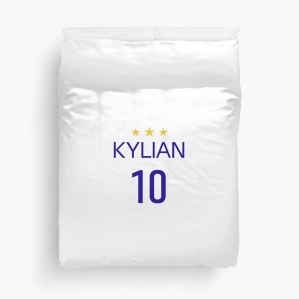 kylian mbappe 10 - 3 étoiles Housse de couette