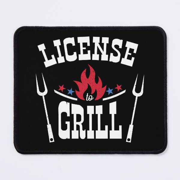 Item preview, License To Grill Funny Grilling BBQ Barbecue Quote designed and sold by ZiesMerch.