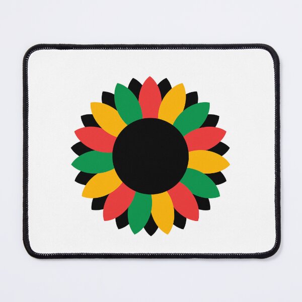 Item preview, Juneteenth Sunflower Pan African Colors African Roots designed and sold by Inspirationmotivation.
