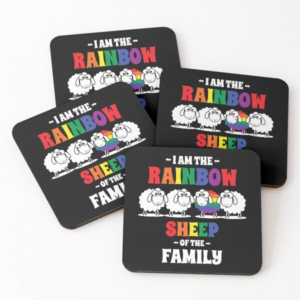 Item preview, happy pride month lgbtq month 2022 I am The Rainbow Sheep of The Family designed and sold by ecomdesign.